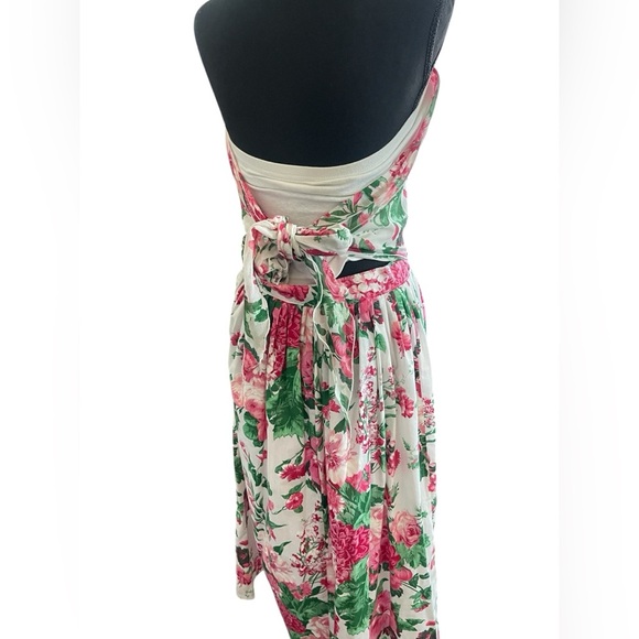 Vintage 1980s Avon Fashions 2 piece painterly floral skirt set size 5/6 - Picture 4 of 9